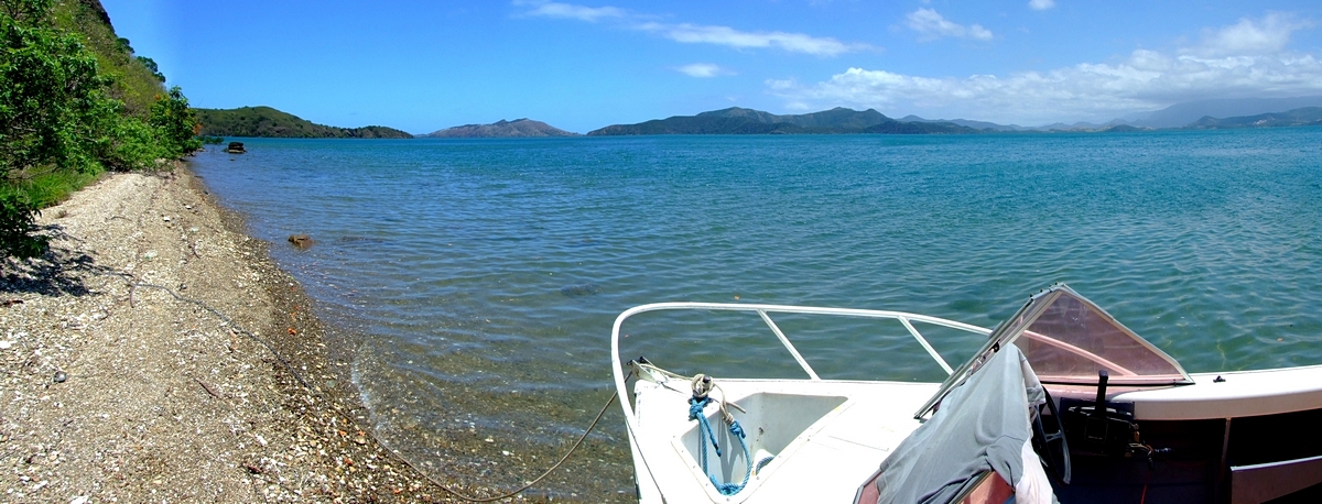 baie-bateau_3img.jpg - ilots, Nouméa - 3img (1.80m x 80cm)